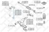 Stange/Strebe, Stabilisator Vorderachse links STELLOX 56-53006-SX