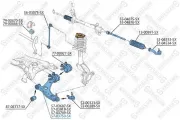 Lenker, Radaufhängung STELLOX 57-03750-SX