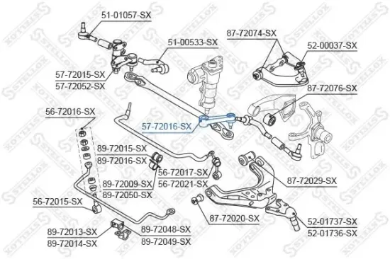 Lenkzwischenhebel STELLOX 57-72016-SX Bild Lenkzwischenhebel STELLOX 57-72016-SX