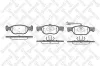 Bremsbelagsatz, Scheibenbremse Vorderachse STELLOX 599 011B-SX