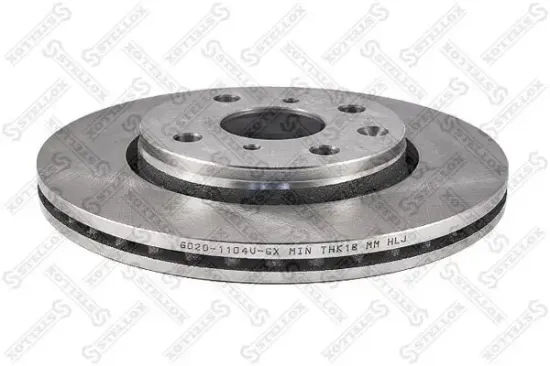 Bremsscheibe Vorderachse STELLOX 6020-1104V-SX Bild Bremsscheibe Vorderachse STELLOX 6020-1104V-SX