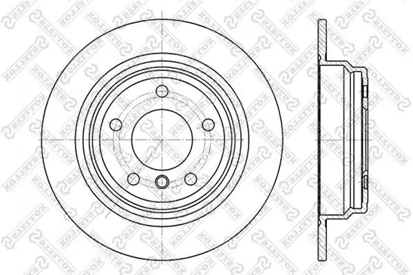 Bremsscheibe Hinterachse STELLOX 6020-1537-SX