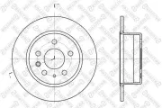 Bremsscheibe Hinterachse STELLOX 6020-3305-SX