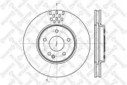 Bremsscheibe Vorderachse STELLOX 6020-3332V-SX