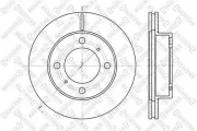 Bremsscheibe Vorderachse STELLOX 6020-4543V-SX