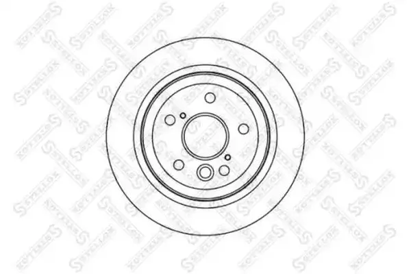Bremsscheibe Hinterachse STELLOX 6020-4576-SX
