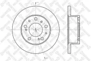Bremsscheibe Vorderachse STELLOX 6020-9908-SX