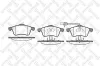 Bremsbelagsatz, Scheibenbremse Vorderachse STELLOX 629 001B-SX