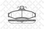 Bremsbelagsatz, Scheibenbremse STELLOX 657 010B-SX