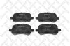 Bremsbelagsatz, Scheibenbremse Vorderachse STELLOX 663 000B-SX