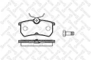 Bremsbelagsatz, Scheibenbremse Hinterachse STELLOX 704 000B-SX