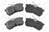 Bremsbelagsatz, Scheibenbremse Hinterachse STELLOX 704 000B-SX Bild Bremsbelagsatz, Scheibenbremse Hinterachse STELLOX 704 000B-SX