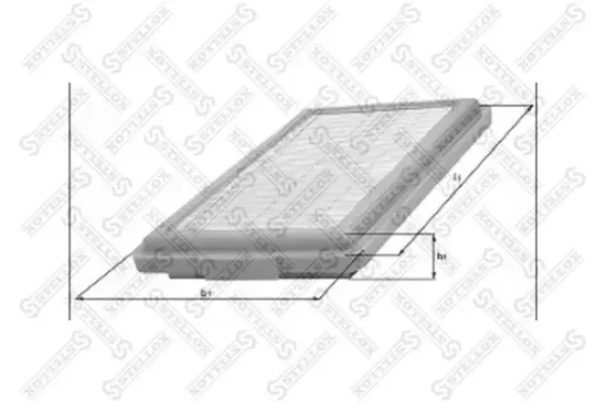 Luftfilter STELLOX 71-01286-SX Bild Luftfilter STELLOX 71-01286-SX