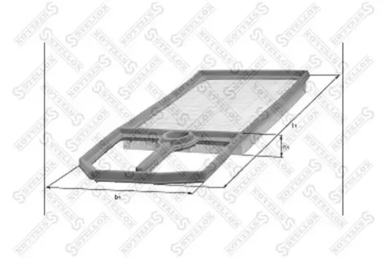 Luftfilter STELLOX 71-01619-SX Bild Luftfilter STELLOX 71-01619-SX