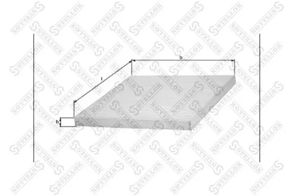 Filter, Innenraumluft STELLOX 71-10001-SX