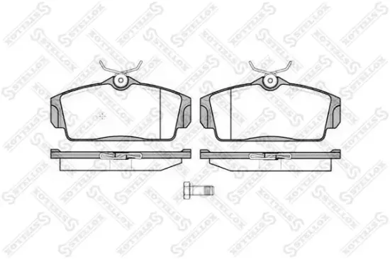 Bremsbelagsatz, Scheibenbremse STELLOX 715 010B-SX Bild Bremsbelagsatz, Scheibenbremse STELLOX 715 010B-SX