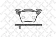 Bremsbelagsatz, Scheibenbremse Hinterachse STELLOX 728 000B-SX