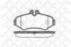 Bremsbelagsatz, Scheibenbremse Hinterachse STELLOX 744 000B-SX