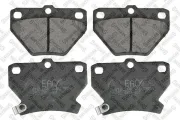 Bremsbelagsatz, Scheibenbremse Hinterachse STELLOX 752 002-SX