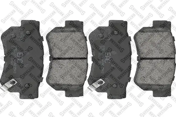 Bremsbelagsatz, Scheibenbremse Hinterachse STELLOX 757 022B-SX