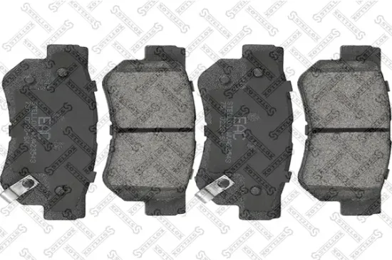 Bremsbelagsatz, Scheibenbremse Hinterachse STELLOX 757 022B-SX Bild Bremsbelagsatz, Scheibenbremse Hinterachse STELLOX 757 022B-SX