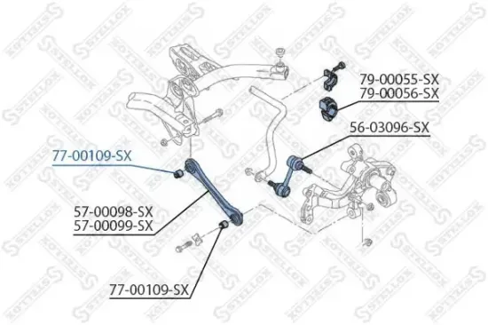 Lagerung, Lenker STELLOX 77-00109-SX Bild Lagerung, Lenker STELLOX 77-00109-SX