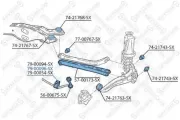 Lagerung, Stabilisator Hinterachse links Hinterachse rechts STELLOX 79-00096-SX