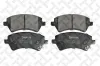 Bremsbelagsatz, Scheibenbremse Vorderachse STELLOX 833 012B-SX