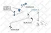 Lagerbuchse, Blattfeder oben Hinterachse links Hinterachse rechts STELLOX 84-08020-SX