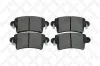 Bremsbelagsatz, Scheibenbremse Hinterachse STELLOX 844 000-SX Bild Bremsbelagsatz, Scheibenbremse Hinterachse STELLOX 844 000-SX
