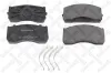 Bremsbelagsatz, Scheibenbremse Hinterachse Vorderachse STELLOX 85-01420-SX