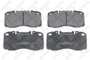 Bremsbelagsatz, Scheibenbremse Hinterachse Vorderachse STELLOX 85-01421-SX