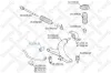 Lagerung, Lenker Vorderachse links Vorderachse rechts STELLOX 87-17001-SX Bild Lagerung, Lenker Vorderachse links Vorderachse rechts STELLOX 87-17001-SX