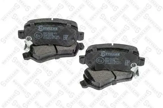 Bremsbelagsatz, Scheibenbremse Hinterachse STELLOX 968 002B-SX Bild Bremsbelagsatz, Scheibenbremse Hinterachse STELLOX 968 002B-SX