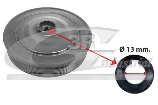 Umlenk-/Führungsrolle, Zahnriemen 3RG 10652 Bild Umlenk-/Führungsrolle, Zahnriemen 3RG 10652