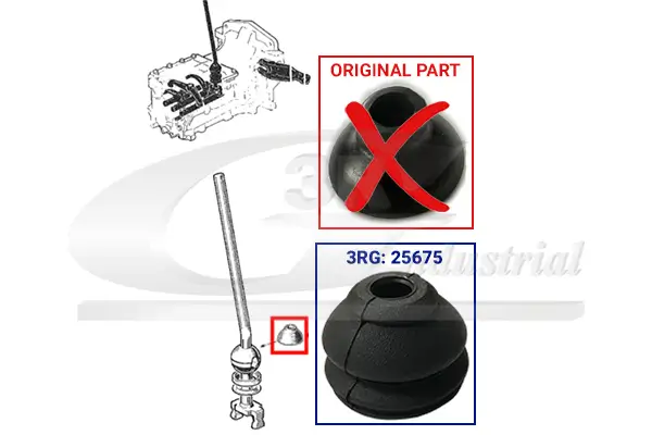 Schalthebelverkleidung 3RG 25675