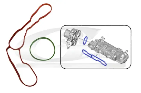 Dichtung, Ansaugkrümmer 3RG 36209 Bild Dichtung, Ansaugkrümmer 3RG 36209