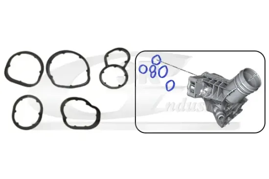 Dichtungssatz, Ölkühler 3RG 76101 Bild Dichtungssatz, Ölkühler 3RG 76101
