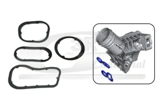 Dichtungssatz, Ölkühler 3RG 76102 Bild Dichtungssatz, Ölkühler 3RG 76102