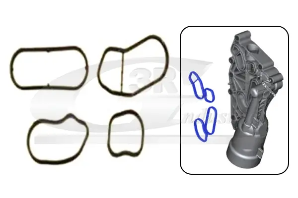 Dichtungssatz, Ölkühler 3RG 76106