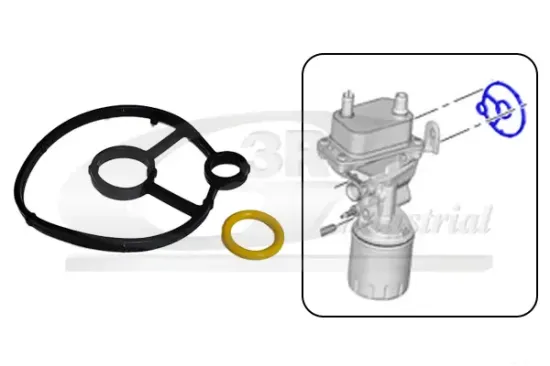 Dichtungssatz, Ölkühler 3RG 76210 Bild Dichtungssatz, Ölkühler 3RG 76210