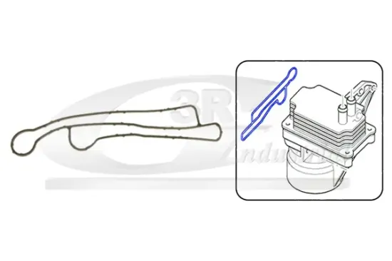 Dichtung, Ölkühler 3RG 76300 Bild Dichtung, Ölkühler 3RG 76300