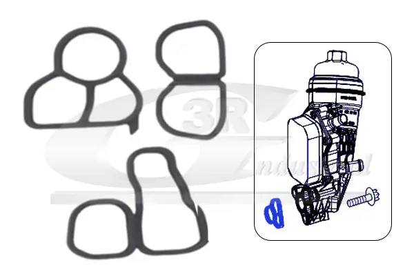 Dichtungssatz, Ölkühler 3RG 76501