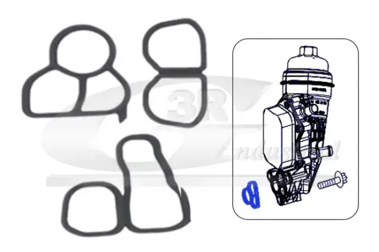 Dichtungssatz, Ölkühler 3RG 76501 Bild Dichtungssatz, Ölkühler 3RG 76501