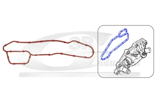Dichtung, Kühlmittelflansch 3RG 76604 Bild Dichtung, Kühlmittelflansch 3RG 76604