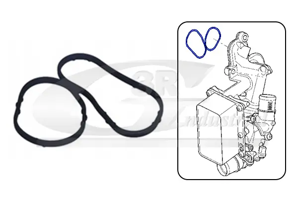Dichtung, Ölkühler 3RG 76605