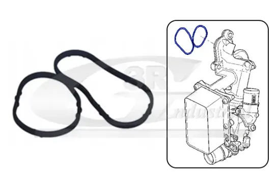 Dichtung, Ölkühler 3RG 76605 Bild Dichtung, Ölkühler 3RG 76605