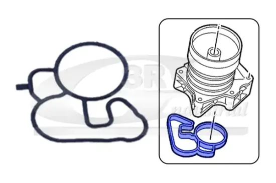 Dichtung, Ölkühler 3RG 76705 Bild Dichtung, Ölkühler 3RG 76705