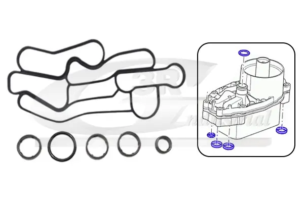 Dichtungssatz, Ölkühler 3RG 76901