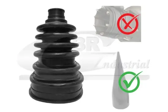 Faltenbalgsatz, Antriebswelle radseitig getriebeseitig 3RG 80007X Bild Faltenbalgsatz, Antriebswelle radseitig getriebeseitig 3RG 80007X